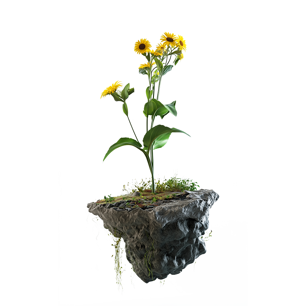 Silphiepflanze Hintergrund